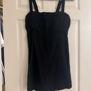Abercrombie & Fitch Black Linen Mini Dress